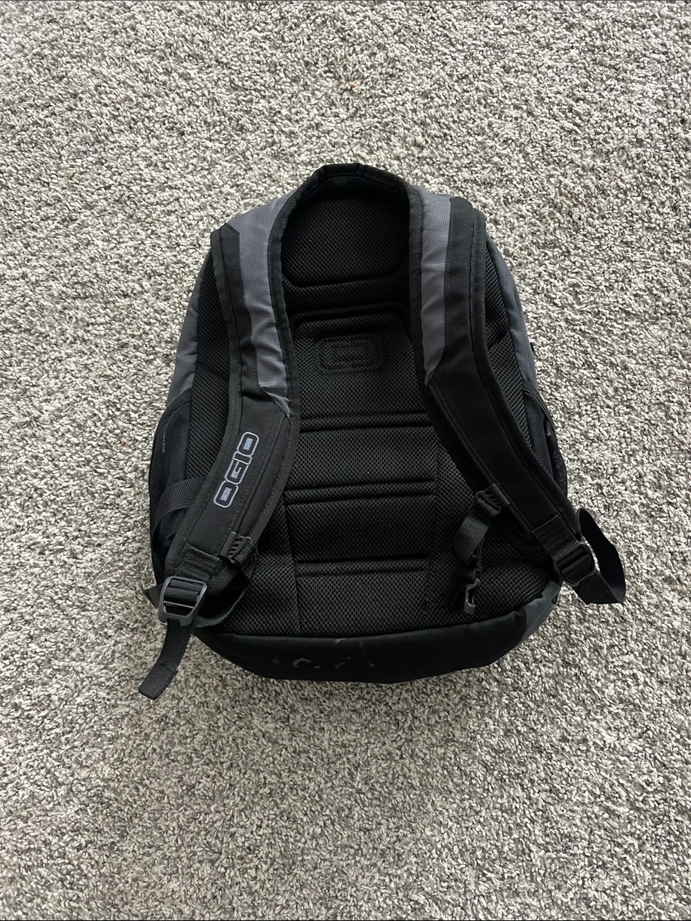 Grey & Black Men's Backpack